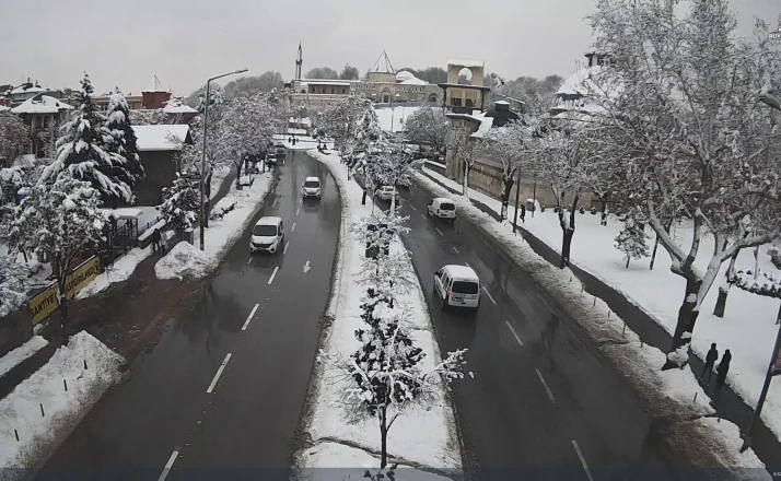 Konya'daki 4 ilçeye eğitimde kar engeli