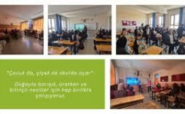 Konya’daki okullarda öğrenciler doğayla buluştu: Kampüsler çiçek gibi oldu