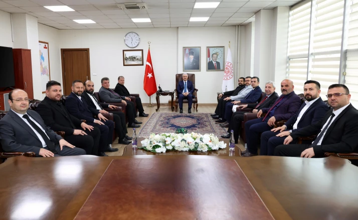 Konya Emlakçılar Odası’ndan Vali İbrahim AKIN’a ziyaret.