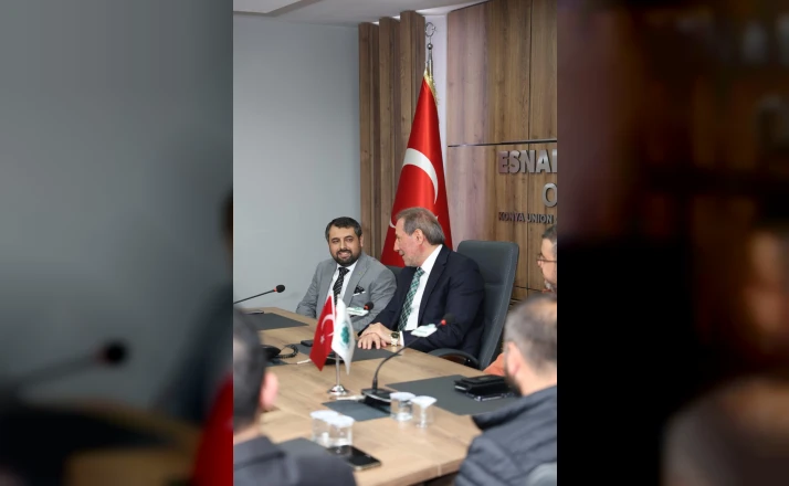 Konya Emlakçılar Odası Yönetiminden, KONESOB Başkanı Muharrem KARABACAK’a hayırlı olsun ziyareti