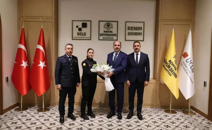 Konya İtfaiyesi Başkan Altay’la buluştu!