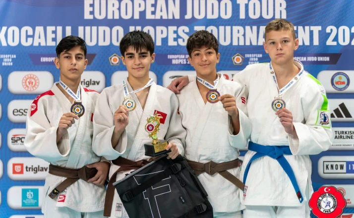 Konya’lı minikler Avrupa Judo Kupası'nı 3 madalya ile taçlandırdı