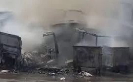 Konya Zafer Sanayi Sitesinde yangın!