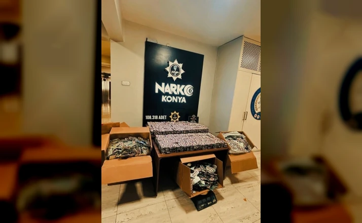 Konya’da narkotik polisinden uyuşturucu operasyonu: 6 tutuklama