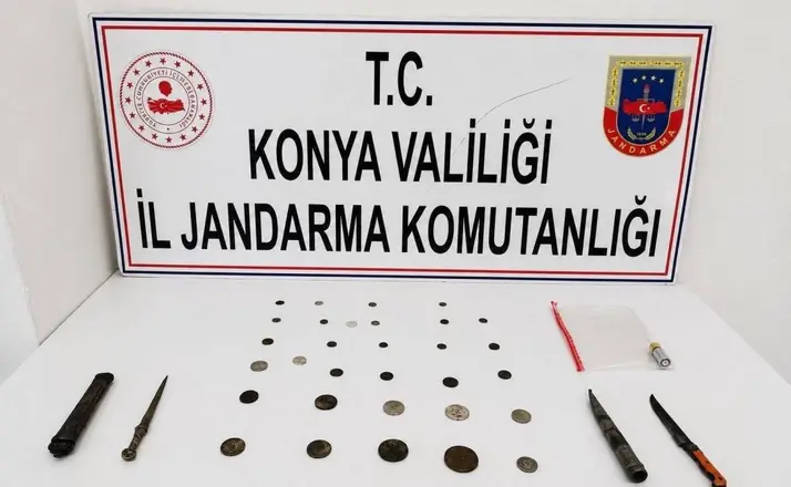Konya'da tarihi eser operasyonu