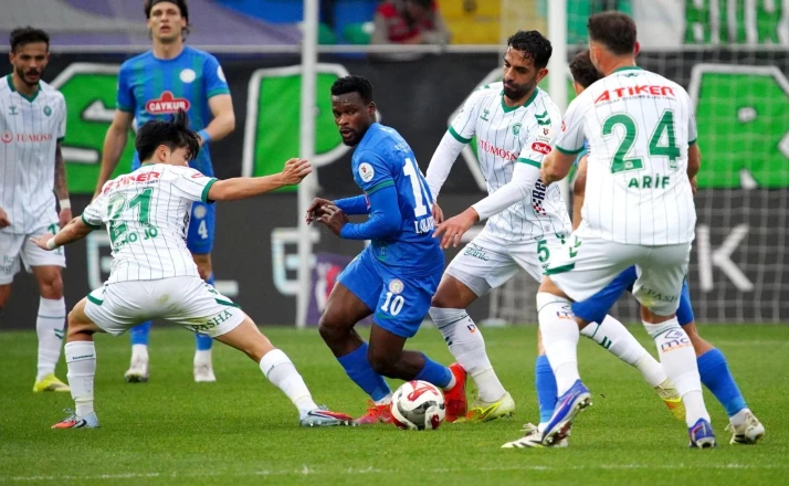 Konyaspor Rize’den mağlup dönüyor 3-2