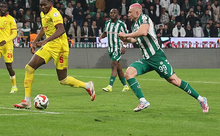 Konyaspor'un galibiyet hasreti sürüyor: 0-0
