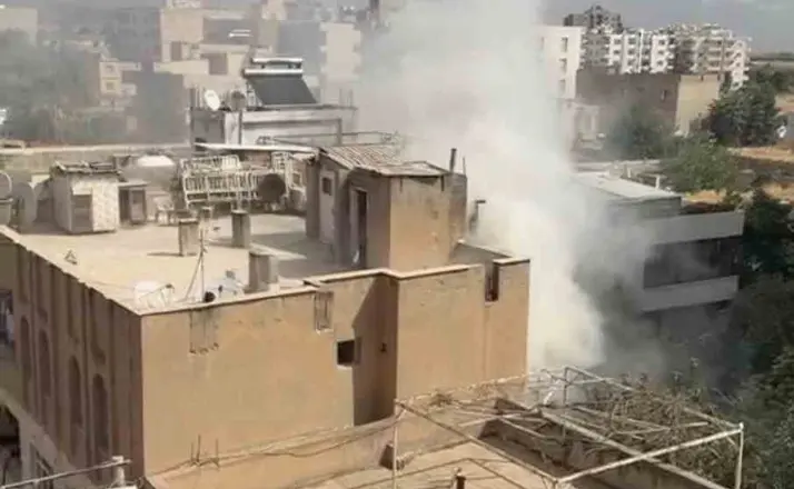 Mardin’de binada çıkan yangın söndürüldü
