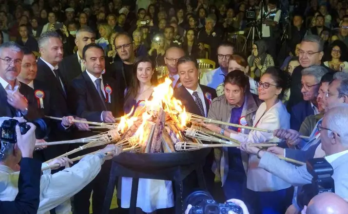Menteşe Kültür Şenliği şenlik ateşiyle başladı
