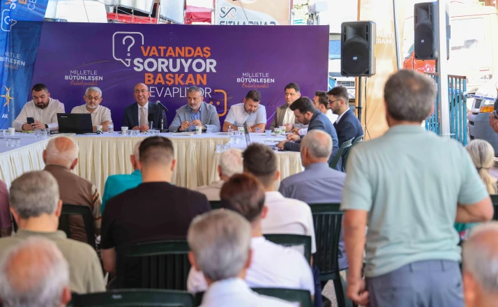 Meram'da “Vatandaş Soruyor, Başkan Cevaplıyor” buluşmaları devam ediyor