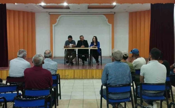 Mercan’da patates üreticileriyle toplantı yapıldı 