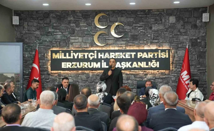 MHP Erzurum’da büyük il kongresi için düğmeye basıldı 
