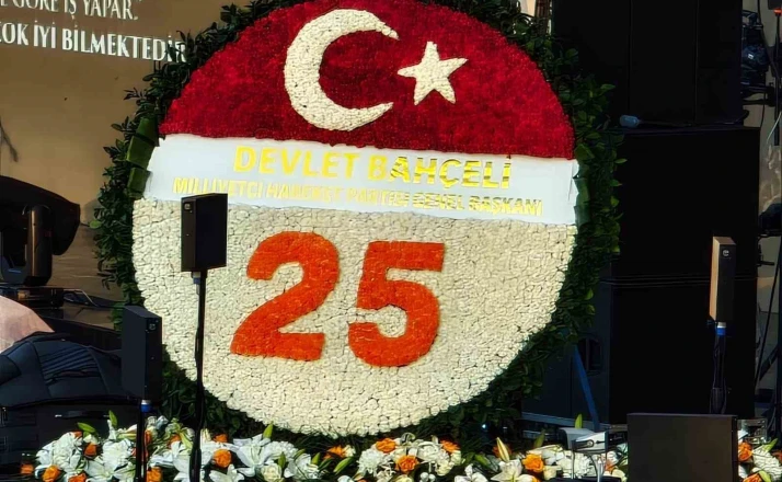 MHP Genel Başkanı Bahçeli’den AK Parti’nin 25. kuruluş yıl dönümüne özel çelenk 