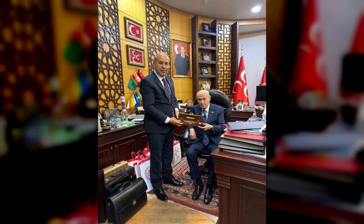 MHP İl başkanı Mehmet Sait Kılıç’tan, Bahçeli’ye ziyaret 