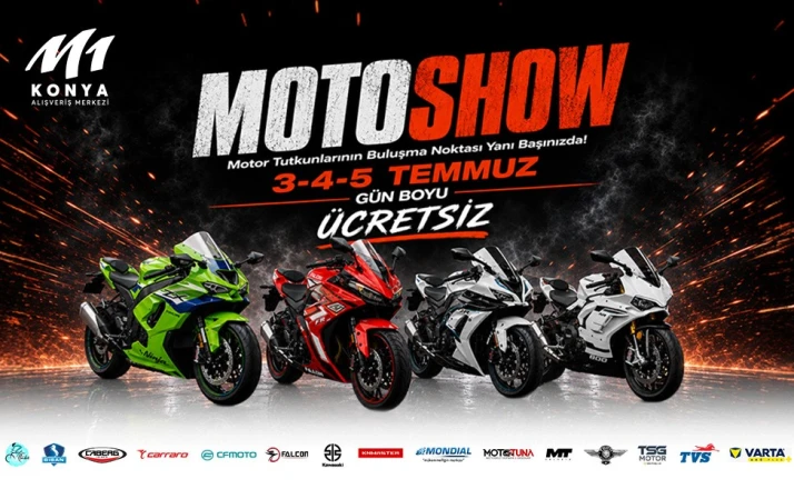 Motor tutkunları M1 Konya AVM’de buluşuyor