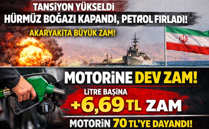 Motorine zam geldi! 70 liraya dayandı