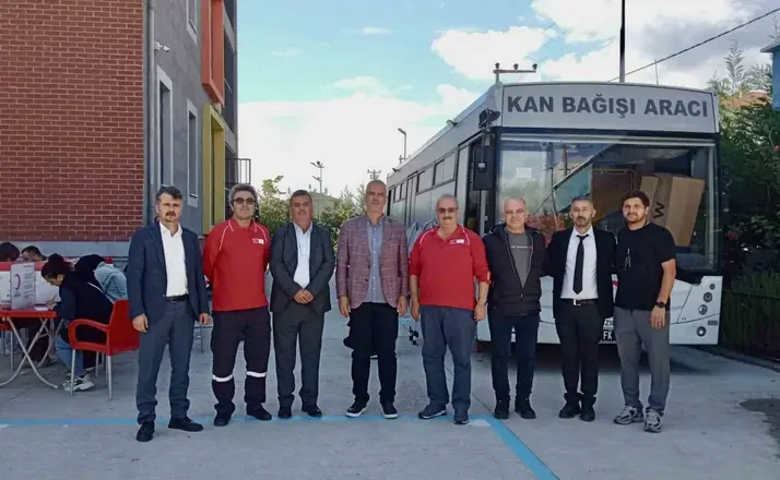 Okulda kan bağışı etkinliğinde 71 ünite kan bağışlandı
