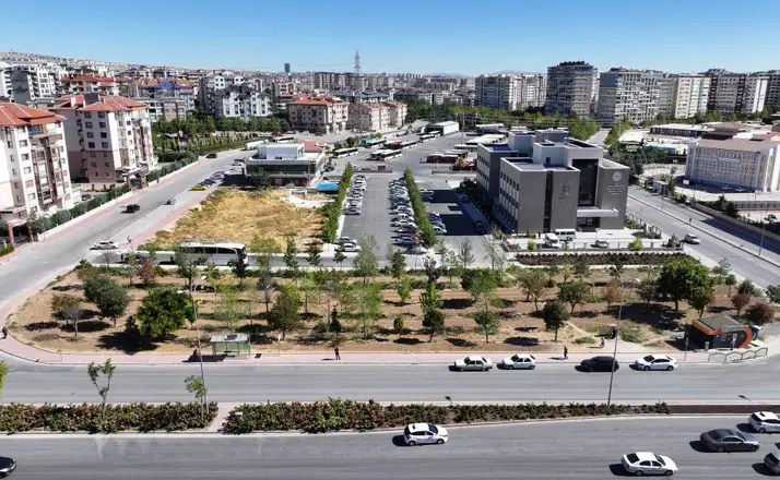 Raylı sistem çalışmaları nedeniyle sökülen ağaçlar yeniden toprakla buluşuyor