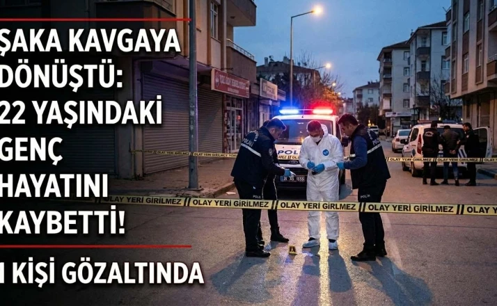 Şaka kavgaya dönüştü: 22 yaşındaki genç hayatını kaybetti