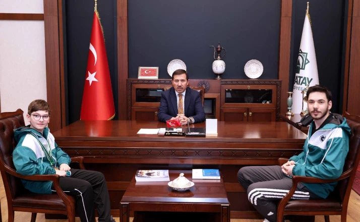 Şampiyondan Başkan Kılca’ya ziyaret