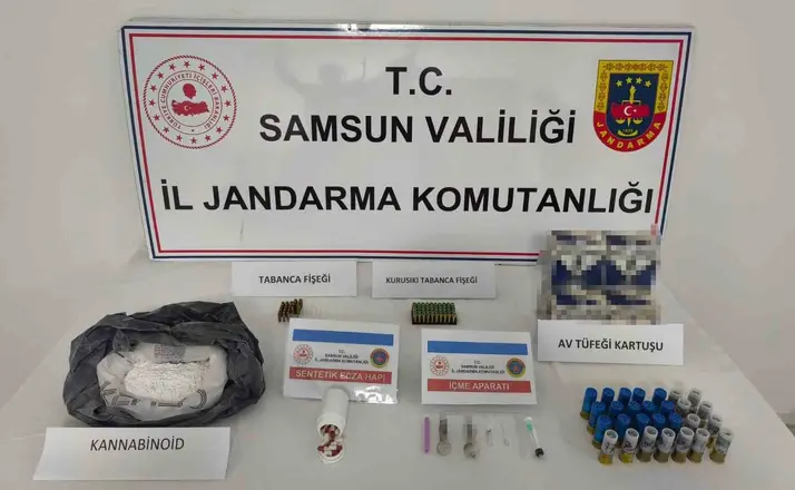 Samsun’da 1 kilo 99 gram bonzai ham maddesi ele geçirildi
