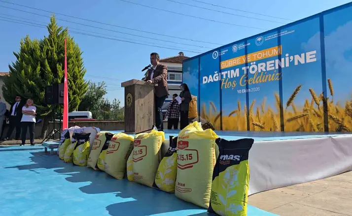 Samsun’da  bin 757 üreticiye tohum ve gübre desteği
