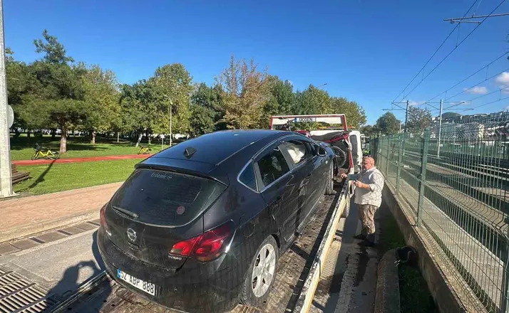 Samsun’da otomobil ile motosiklet çarpıştı: 2 yaralı
