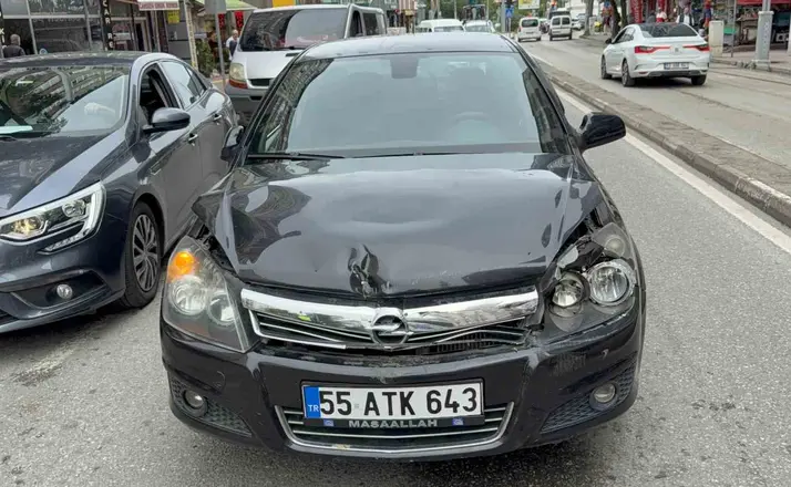 Samsun’da otomobiller çarpıştı: 1 yaralı
