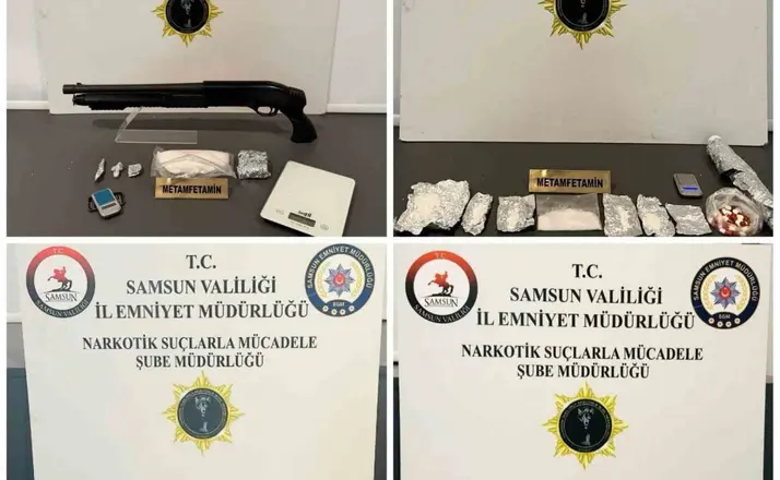 Samsun’da uyuşturucu operasyonu: 10 şahsa adli işlem
