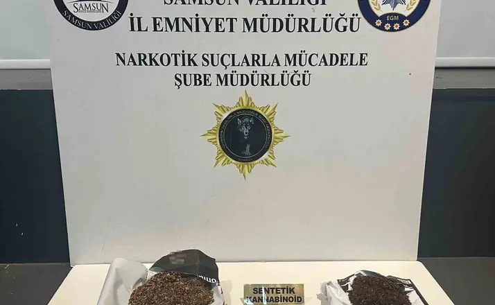 Samsun’da uyuşturucu operasyonu: 2 gözaltı
