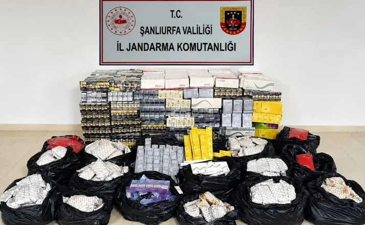Şanlıurfa’da 2 milyon liralık kaçakçılık operasyonu
