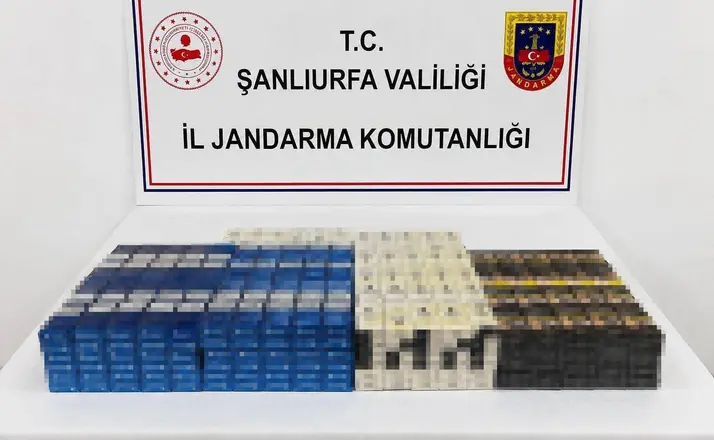 Şanlıurfa’da kaçak alkol ve sigara ele geçirildi
