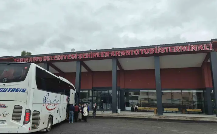 Sarıkamış şehirlerarası otobüs terminali hizmete girdi

