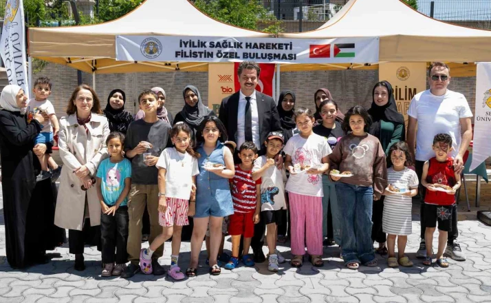 Selçuk Üniversitesinden Filistinli çocuklara sağlık ve dayanışma eli