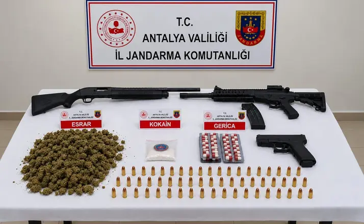 Serik’te uyuşturucu operasyonu: 20 gözaltı
