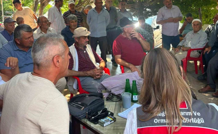 Seydikemer’de üreticilere tarımsal bilgilendirme eğitimi 