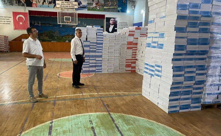 Söke’de ücretsiz ders kitaplarının dağıtım hazırlıkları sürüyor 