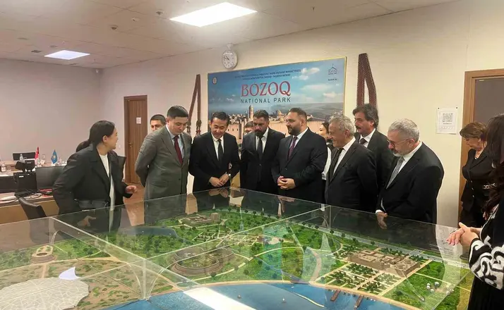 Sorgun Belediye Başkanı Ekinci, Kazakistan’da Bozok Ören Yeri’ni ziyaret etti
