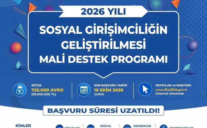 SOSGİP Mali Destek Programı için son başvuru tarihi uzatıldı
