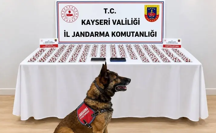 Şüphe üzerine durdurulan araçta bin 81 adet sentetik hap çıktı
