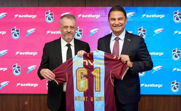 Sürat Kargo, Trabzonspor ile olan sponsorluk iş birliğini iki yıl uzattı
