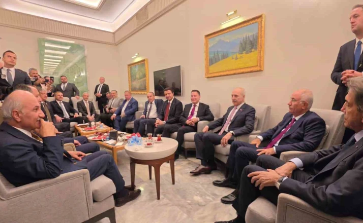 TBMM Başkanı Kurtulmuş’tan kulis ziyareti 