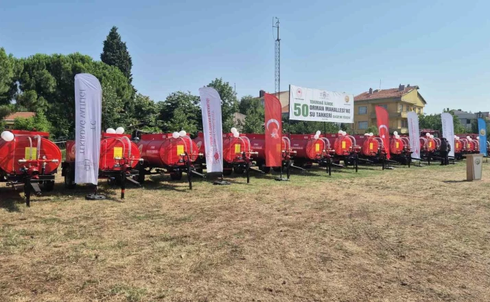 Tekirdağ’da orman yangınlarına karşı dev hamle: 50 mahalleye 50 su tankeri 