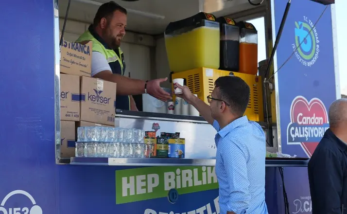 Tekirdağ’da üniversitelilere sıcak karşılama
