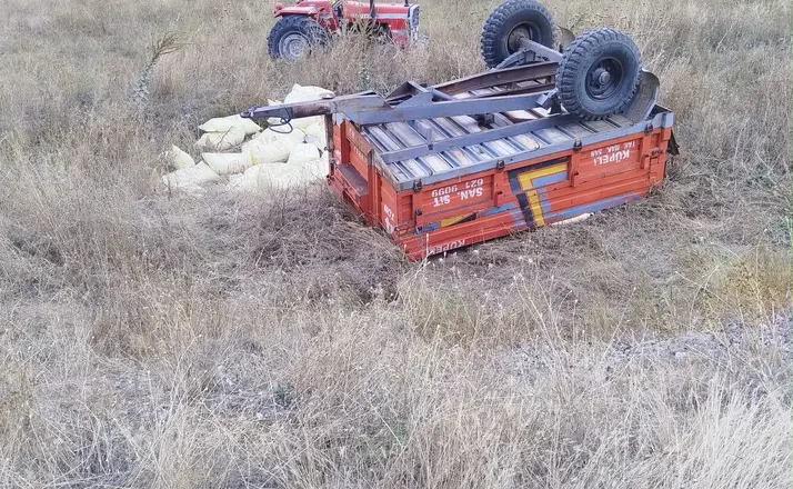 Tomarza’da traktör kazası: 1 ölü
