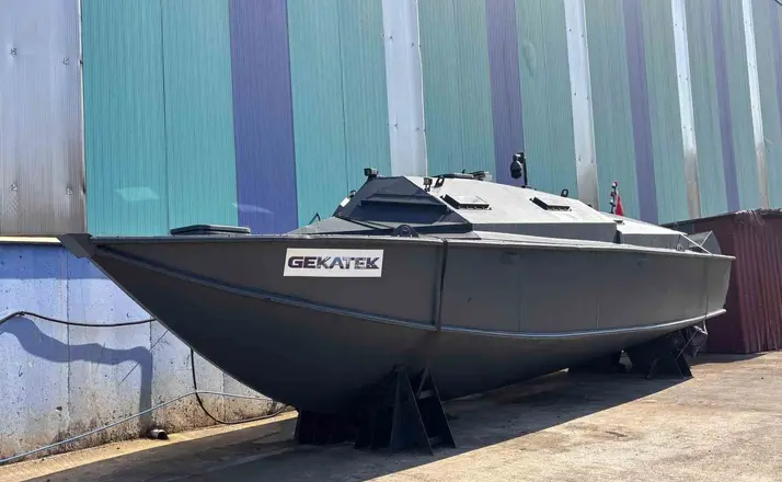 Trabzon’da üretilen zırhlı bot özellikleri ile dikkat çekiyor
