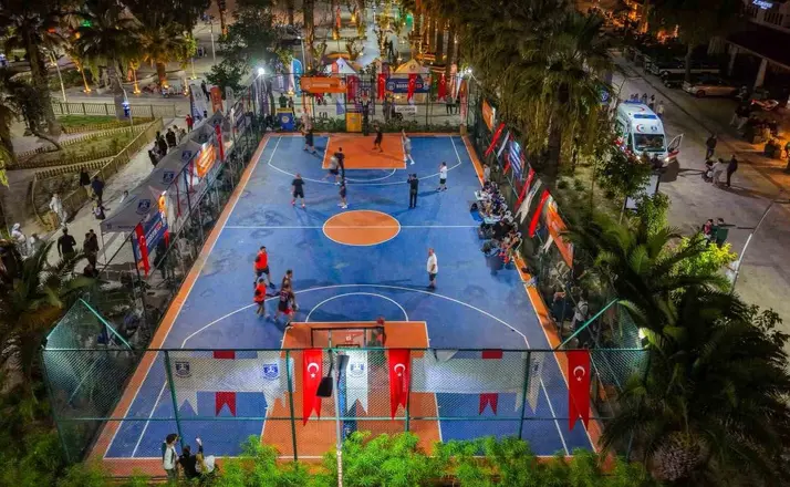 Turgutreis’te basketbol şöleni başladı
