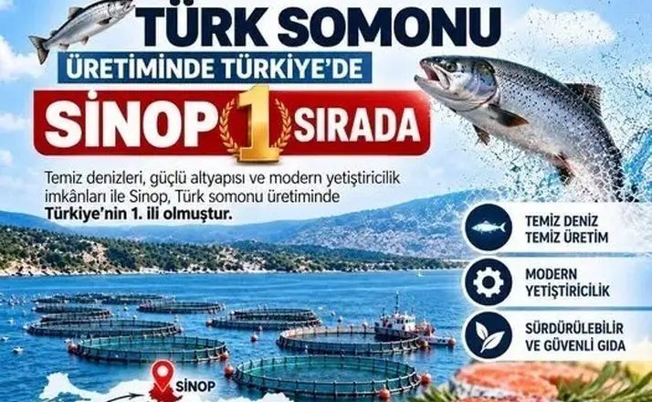 Türk somonu dünyaya ulaşıyor
