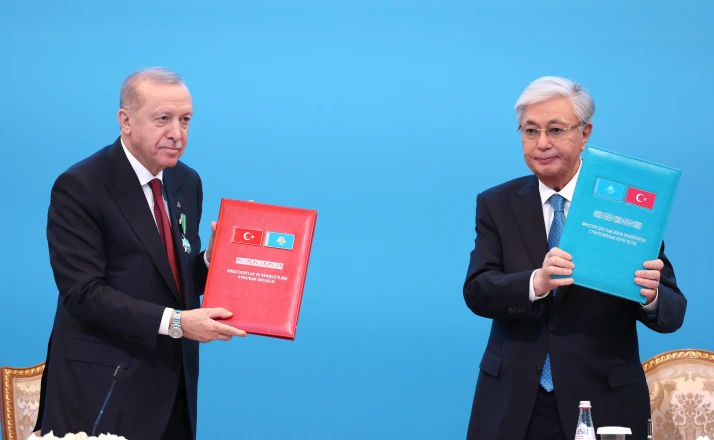 Türkiye ile Kazakistan arasında 13 anlaşma imzalandı