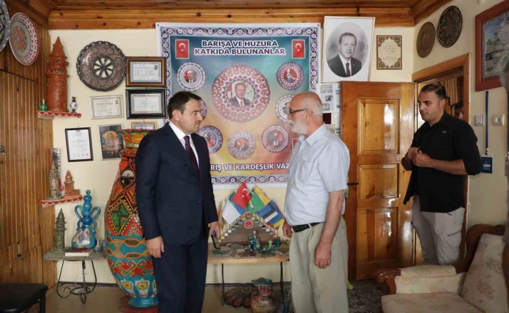 Vali Işın, Sarı Konak Kültür ve Sanat Evi’ni ziyaret etti 